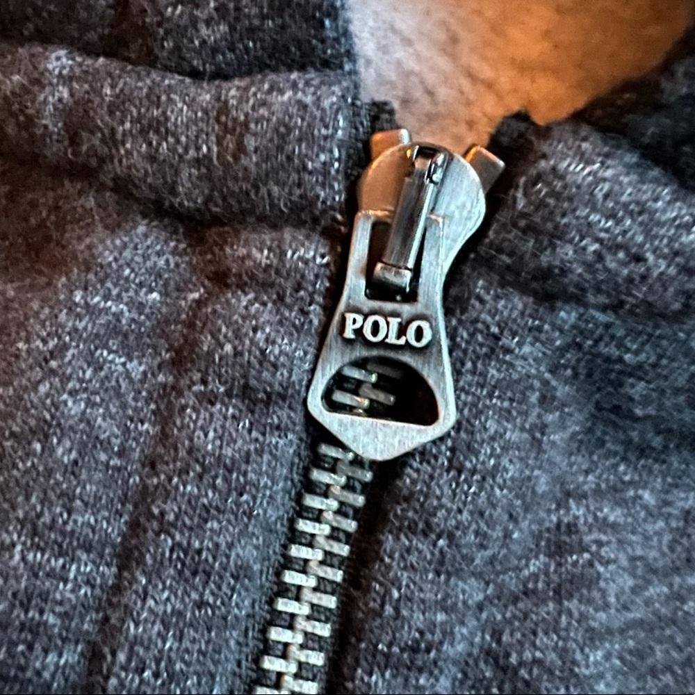 POLO RALPH LAUREN Men’s Fleece Lined Sweatsuit, Hoodie Sweatpants Set, Black - Picture 6 of 11